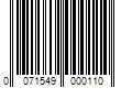 Barcode Image for UPC code 0071549000110. Product Name: Ortho 2 Gal GroundClear Year Long Vegetation Killer Concentrate