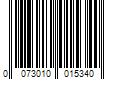 Barcode Image for UPC code 0073010015340. Product Name: Procter & Gamble Tampax Radiant Regular Plastic Tampons  Unscented  32 Count