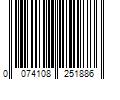 Barcode Image for UPC code 0074108251886. Product Name: BaBylissPRO Nano Titanium Marcel Curling Iron 1 Inch