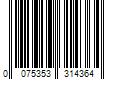 Barcode Image for UPC code 0075353314364. Product Name: FrogTape Pro Grade Orange 4-Pack 1.41-in x 60 Yard(s) Painters Tape | 288134