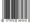 Barcode Image for UPC code 0077578061818. Product Name: Thermwell Products Frost KingÂ® UDB77W Thermoplastic Slide-on Door Bottom  1-3/4  Wide x 36  Long  White