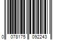 Barcode Image for UPC code 0078175092243. Product Name: Mothers MOTHER S R3 RACING RUBBER REMOVER 24OZ