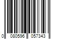 Barcode Image for UPC code 0080596057343. Product Name: Dremel Cordless Brushless Rotary Tool Kit