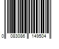 Barcode Image for UPC code 0083086149504