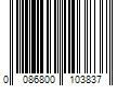 Barcode Image for UPC code 0086800103837. Product Name: Johnson & Johnson Neutrogena Invisible Daily Defense Sunscreen Lotion  SPF 60+  3.0 oz