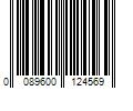 Barcode Image for UPC code 0089600124569. Product Name: WOODYHOME 2-Drawer LED White Nightstand 18 in. H x 24 in. W x 15 in. D