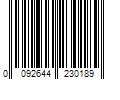 Barcode Image for UPC code 0092644230189