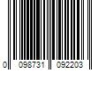 Barcode Image for UPC code 0098731092203. Product Name: OCEAN NUTRITION (SALT CREEK) Ocean Nutrition Formula One Marine Pellet - Small - Small Pellets - 100 Grams