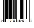 Barcode Image for UPC code 010186830438. Product Name: Custom Building Products Polyblend Plus #640 Arctic White 25 lb. Sanded Grout