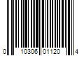 Barcode Image for UPC code 010306011204. Product Name: QEP 11 in. x 4-1/2 in. Stainless Steel Blade for Dry Wall, Mosaic, Engineered Wood and Cove Base V-Notched Flooring Trowel