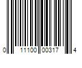 Barcode Image for UPC code 011100003174. Product Name: For Pontiac 6000 1990 1991 OEM AC Compressor w/ A/C Drier - Buyautoparts