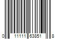 Barcode Image for UPC code 011111638518. Product Name: Unilever Baby Dove Baby Wash Rich Moisture 6.5 oz