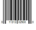 Barcode Image for UPC code 011313025000. Product Name: Fantasia Tea Tree Naturals Shampoo  12 oz