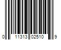 Barcode Image for UPC code 011313025109. Product Name: Fantasia Tea Tree Naturals Aloe Enriched Scalp Serum Leave-In Treatment  4 oz