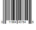 Barcode Image for UPC code 011964407545