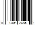 Barcode Image for UPC code 012854000051. Product Name: SoffSeal 3000 Door Weatherstrip W/ Clips & Molded Ends