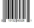 Barcode Image for UPC code 013132603261