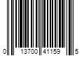 Barcode Image for UPC code 013700411595. Product Name: Reynolds Consumer Products LLC Hefty Cart Liner Trash Bags  65 Gallon  10 Bags