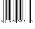 Barcode Image for UPC code 014100049173. Product Name: Pepperidge Farm  Inc Goldfish Crackers Mix Snack Crackers  6.6 oz Bag