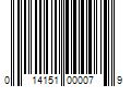 Barcode Image for UPC code 014151000079. Product Name: Tamper-Pruf Screw TRS #10-32 Plain 1 1/2 L 25PK 141517