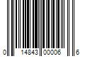 Barcode Image for UPC code 014843000066