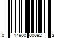 Barcode Image for UPC code 014900000923