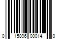 Barcode Image for UPC code 015896000140. Product Name: AccuSharp Knife Sharpener Orange
