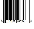 Barcode Image for UPC code 016182047948. Product Name: Hanes Men's FreshIQ ComfortBlend Tall V-Neck LT-3XLT 4-Pack White 3XT