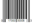 Barcode Image for UPC code 017000000053. Product Name: Febest REAR STABILIZER LINK # 0423-DJR OEM MR589336