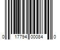 Barcode Image for UPC code 017794000840. Product Name: 10 Strawberry Street Cream Double Gold Salad/ Dessert Plate (Set of 6)