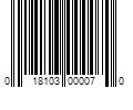 Barcode Image for UPC code 018103000070