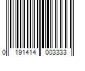 Barcode Image for UPC code 0191414003333. Product Name: Gourmet International  Inc Litaly Bite Size Wafers Cookies with Cocoa  14.1 Ounce