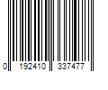 Barcode Image for UPC code 0192410337477
