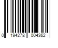 Barcode Image for UPC code 0194278004362