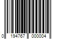 Barcode Image for UPC code 0194767000004. Product Name: Husky Folding Lock-Back Utility Knife
