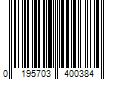 Barcode Image for UPC code 0195703400384. Product Name: Toms Women's Alpargata Canvas Slip On Platform Flats - Bonsai Green Corduroy