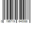 Barcode Image for UPC code 0195719640088. Product Name: HOKA Bondi 8 Wide Running Shoe - Women's Black/Black, 7.0