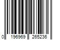 Barcode Image for UPC code 0196969265236. Product Name: Air Jordan Men 6 Retro Sneaker Black / Bright Concord-Aquatone  CT8529-004 Size 10-US