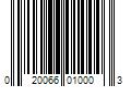 Barcode Image for UPC code 020066010003. Product Name: Rust-Oleum Striping Paint 20 oz White 1691838V