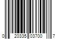 Barcode Image for UPC code 020335037007