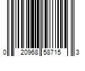Barcode Image for UPC code 020968587153