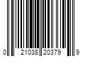 Barcode Image for UPC code 021038203799