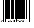 Barcode Image for UPC code 021218000057. Product Name: Cequent 8 Function  Left/Roadside Over 80  2823293