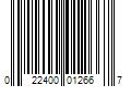 Barcode Image for UPC code 022400012667. Product Name: Unilever TRESemmÃ© Keratin Smooth Whipped Shaping Hair Styling Mousse  7 oz