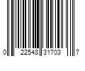 Barcode Image for UPC code 022548317037
