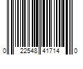 Barcode Image for UPC code 022548417140