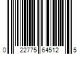 Barcode Image for UPC code 022775645125. Product Name: Various - Club Mix 2000 (2xCD)