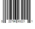 Barcode Image for UPC code 022796932211. Product Name: Ogx Extra Strength Damage Remedy + Coconut Miracle Oil Conditioner