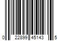 Barcode Image for UPC code 022899451435