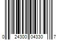 Barcode Image for UPC code 024300043307. Product Name: McKee Foods Corporation Little Debbie Big Pack Swiss Cake Rolls  12 ct  20.08 oz